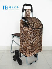 Stairs shopping cart with seatXDZ02-3X-52